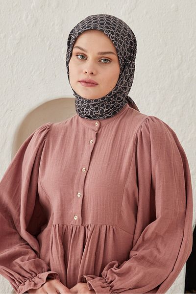 Modakaşmir Circular Mk Cotton Scarf