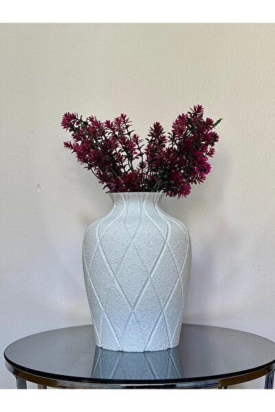 Limon 3D Desing Vasă din safir cu aspect de beton - Decor pentru sufragerie, ...