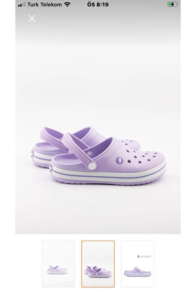 rabellashoes rabella çocuk model  crock lila terlik