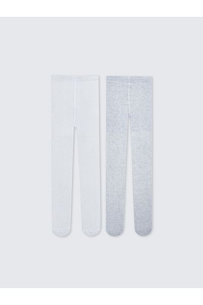 LC Waikiki Lcwk Basic Baby Girl Pantyhose 2 Pack