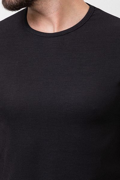 Mcr Plain Slim Fit Crew Neck Men's T-Shirt Black - 36792.23Y