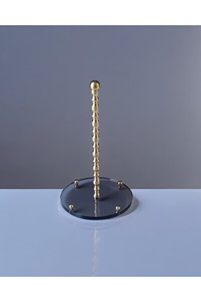 Queen Bee İstanbul حامل مناديل ورقية مصنوع يدويًا من زجاج شبكي مع ملحقات نحاس...