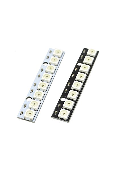 Genel Markalar 8 Bit Neopixel Ws2812b 5050 Rgb Led Modül 8’li 5050 Adreslenebil