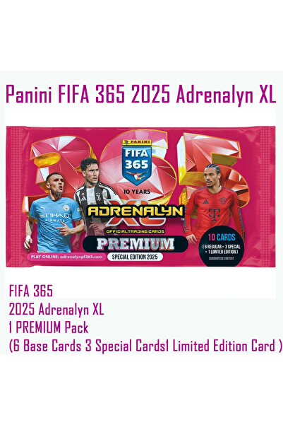 karinabest Fifa 2025 Premium Adrenalyn XL - عبوة واحدة (10 بطاقات) بطاقة الألعاب