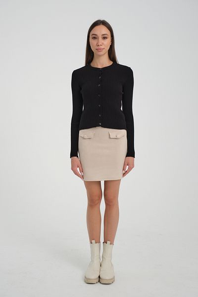 jöns since 1997 Women's Mini Suede Skirt with Pocket Cover