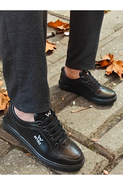 Weynes Men's Black W Casual Orthopedic Sneakers Wsb1124