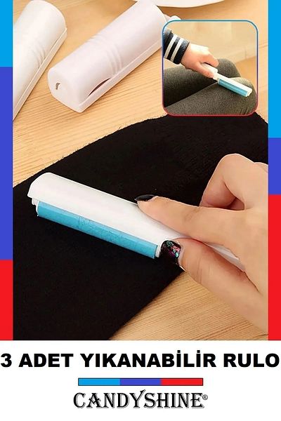 Zeki Karga Bag Size Washable Cat Dog Feather Hair Cleaning Dusting Roller