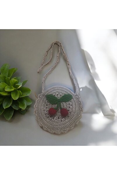 elçin desing Kirazlı Çanta (bayramlık hediyelik çocuk çantası)