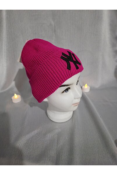 Regulus Unisex Pembe Çocuk Triko Örme Kışlık Şapka