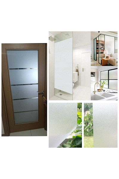 ESEMİZ American 1St Classroom Frosted Window Film Home Bathroom Office Balcony Glass Sandblasting Foil 30 cm X 5 Meters