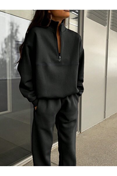 Jose Clothing Premium Cotton Fabric Three Thread Raised Tracksuit Set