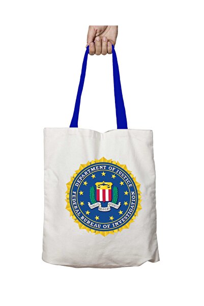 ART HEDİYE Сумка через плече з синьою ручкою та логотипом ФБР, яку можна прати