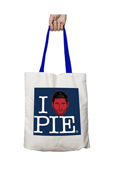ART HEDİYE حقيبة كتف I Love Pie Dean Winchester Supernatural قابلة للغسل بمقب...