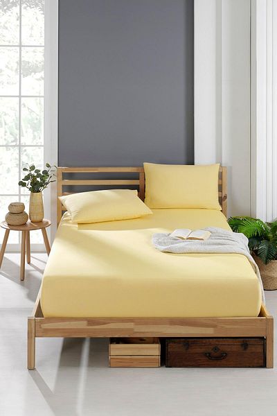 beylishome Akfil Fabric Elastic Fitted Pillowed Sheet Set