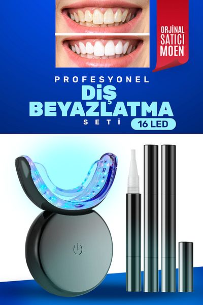 MOEN Professional Teeth Whitening Set 16 Leds