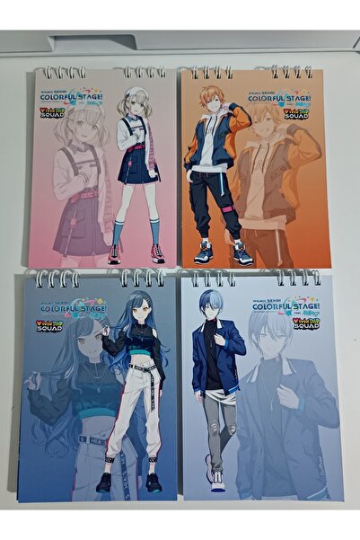 Home Проект Sekai Anime Spiralli A6 Defter Seti