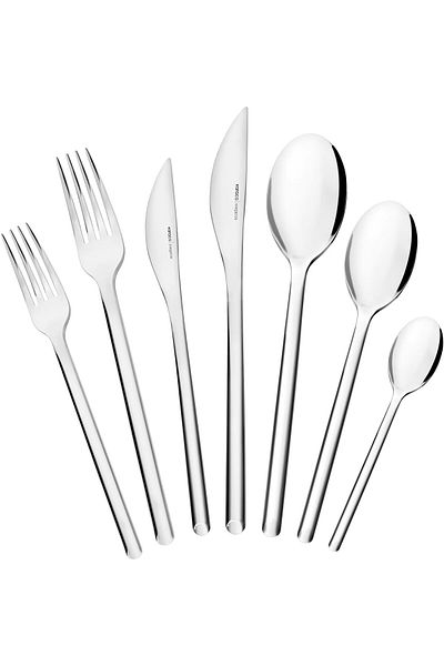 STOREMAX Sellbuystore Kendo 84 Piece 12 Person Premium Boxed Cutlery Set Steel 1053