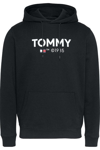 Tommy Hilfiger Hanorac negru pentru bărbați Tommy Jeans bds Black