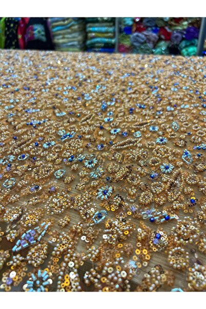 OsmanKumaşDantel دانتيل مطرز بالأحجار