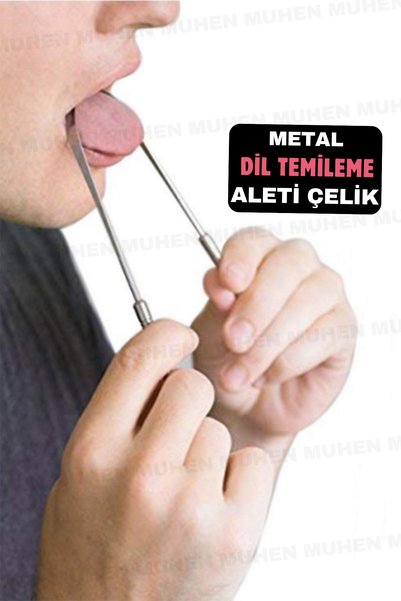 Yenilig Durable Tongue Cleaner Made of Stainless Steel Metal with Gentle Clea...