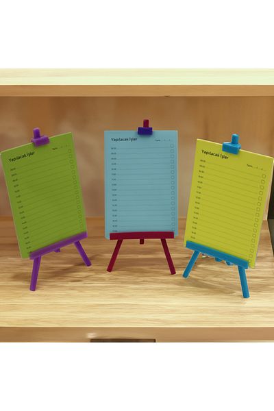 enyareshome Mixed Color Easel Sticky Notes - 1 Refill Gift