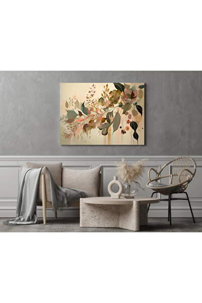 Design Art House Sulu Boya Modern Tasarım Ev Ofis Dekorasyon Kanvas Tablo