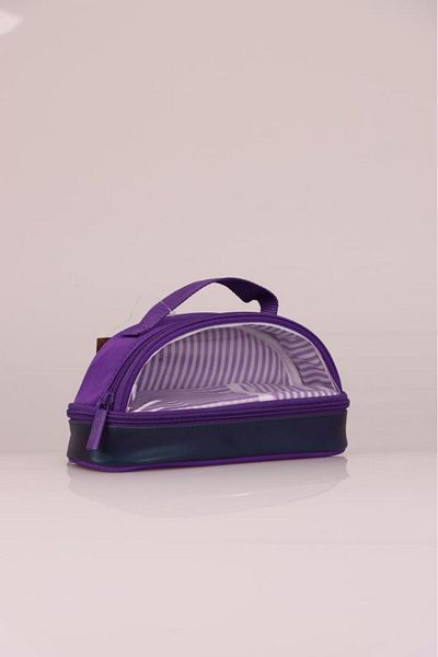 KAUKKO Crescent Magic Dreams Pencil Bag Leather Purple K2682Y