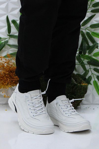 fort Guja 24K518 White Comfortable Flexible Original Product Genuine Leather Men's Shoes