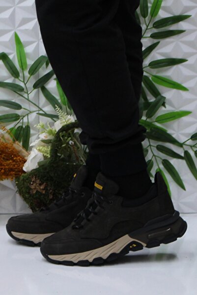 Bulldozer 250011 Антрацит Нубук Комфортний Оригінальний виріб Натуральна шкіра Чоловіче взуття