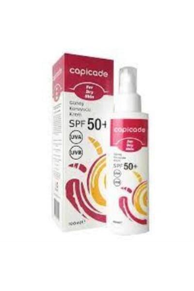 Capicade Güneş Koruyucu Krem Kuru Ciltler Için 100 ml SPF 50+