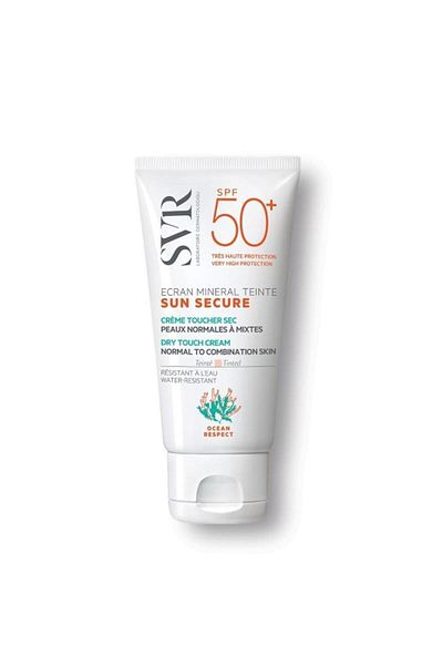 SVR Sun Secure Mineral Teinte Ecran - عامل حماية من الشمس 50 60 جرام للبشرة العادية