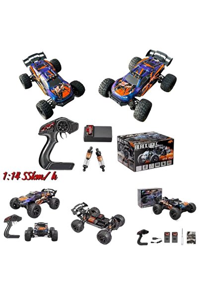 TRUST STORE Elektri?kli? Rc 1:14 Ölçek Servo Motor Mega Arazi? Araci Spor Araç 55 Km Hiz Rc Araç