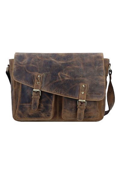 Greenburry Vintage Messenger Leder 40 cm Laptopfach