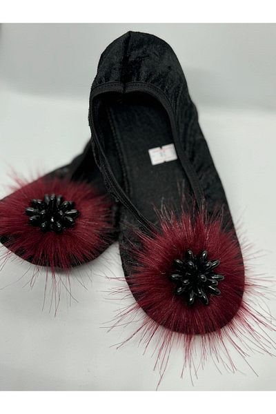 SiFu STYLE Eleganță și confort împreună: Grape Stone Home Ballerina Kitty Booties
