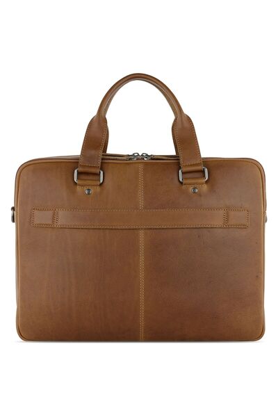 Klondike 1896 Gold Brain Aktentasche Leder 35 cm Gesicht Computer Fach