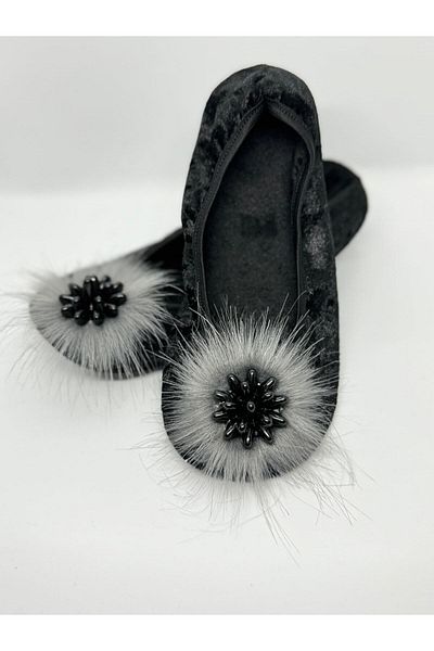 SiFu STYLE Eleganță și confort împreună: Grape Stone Home Ballerina Kitty Booties