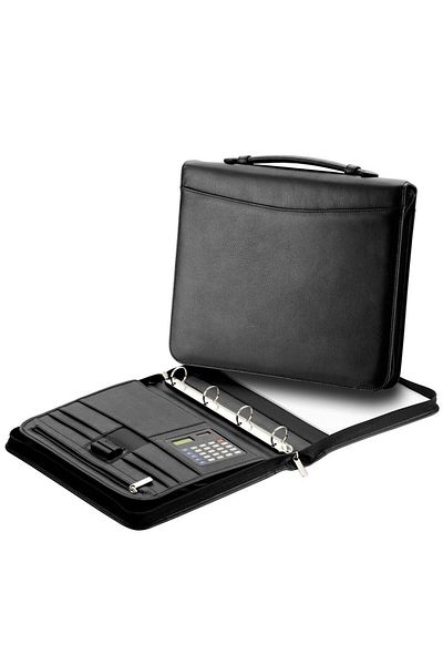 D&N Easy Business Schreibmappe I Leder 34 cm