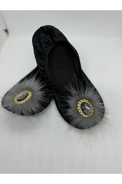 SiFu STYLE Eleganță și confort împreună: pantofi Hürrem Stone Home Ballet Kitty