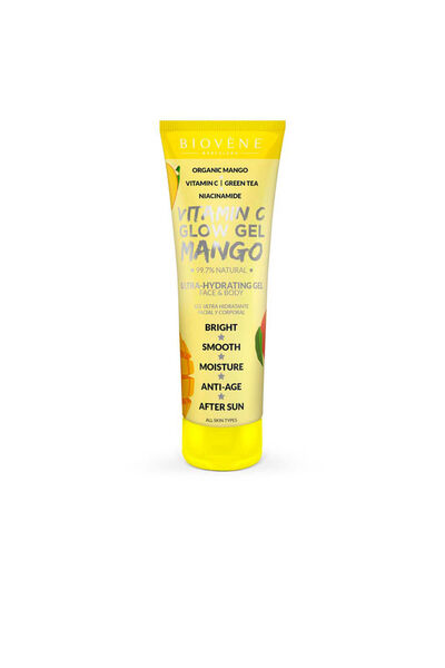 BIOVENE Vitamin C Glow Gel Mango Ultra-hydratisierendes Gel Gesicht & Körper ...
