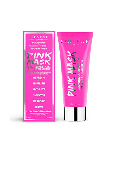 BIOVENE Pink Mask Glowing Complexion Peel-off Treatment Biovène 75 ml