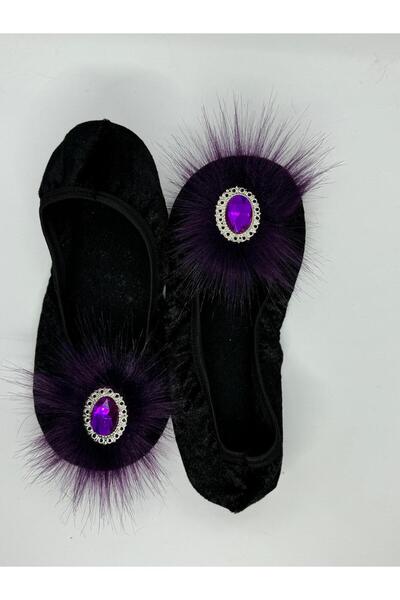 SiFu STYLE Elegance and Comfort in One: Hürrem Stoned Home Flats Booties