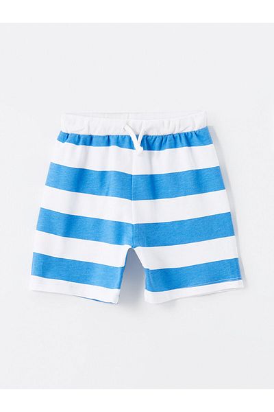 LC Waikiki New Season Striped Baby Boy Shorts with Elastic Waist - S4Os74Z1