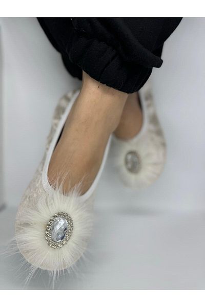 SiFu STYLE Eleganță și confort împreună: pantofi Hürrem Stone Home Ballet Kitty