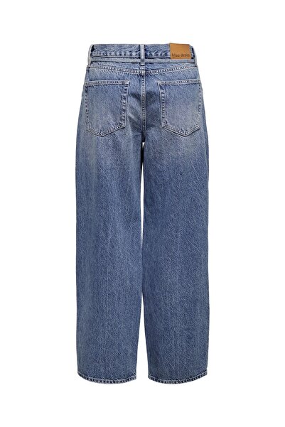 ONLY Düz Kesim Jeans Onlgianna Mittlere Taille Ballon Schnitt Jeans