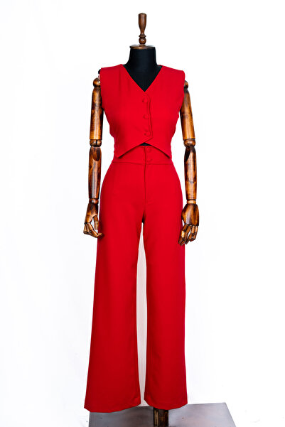 Sihirli Düğmeler Pantalon Yelek Takım