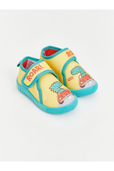 LC Waikiki Papuci pentru bebelusi cu velcro imprimat