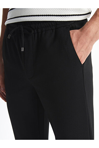 LC Waikiki Ανδρικό παντελόνι LCW Vision Black Slim Fit