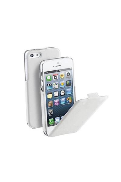 Cellular Line İphone Se/5s/5 Ile Uyumlu Flap Flat Kapaklı Kılıf Beyaz