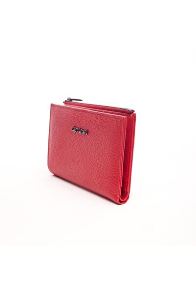 derinet Hakiki Deri Para Bölmeli Fermarlı Cüzdan