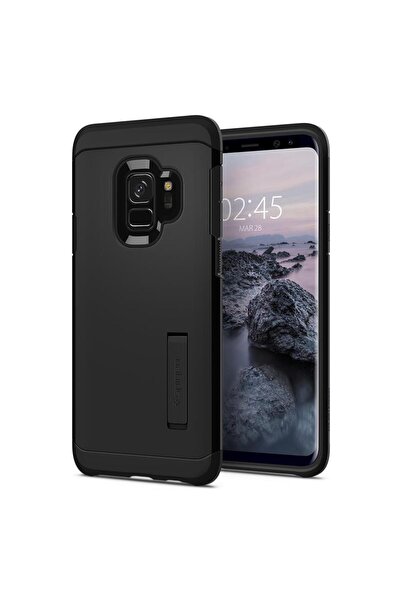 Spigen Galaxy S9 Ile Uyumlu Kılıf Tough Armor Black